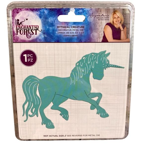 Crafters Companion NWT Enchanted Forest Mythical Creature Metal Dies Set of 1 - Picture 1 of 4